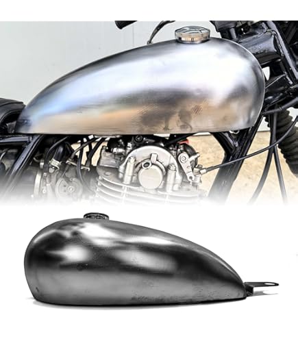 Amazon | ヤマハ SR400 SR500 7L用シルバーオートバイガソリンガス燃料